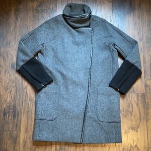 Madewell Gray and Black Women's Coat